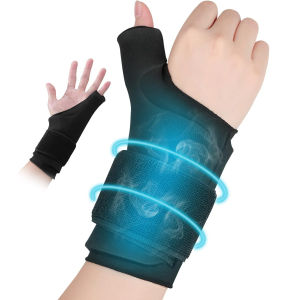 NEENCA Thumb Wrist Ice Pack for Pain Relief Soft Gel Cold Pack for Hot & Cold Therapy Reusable for InjuriesArthritisTendonitisCarpal TunnelSwelling & Bruises - for Either Wrist