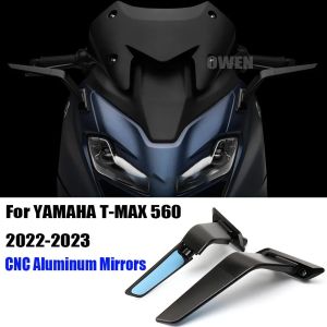 For YAMAHA T-MAX560 T-MAX 560 TMAX560 New Motorcycle Rear View Mirrors Adjustable Aluminum Mirror Accessories TMAX 560 2022-2024