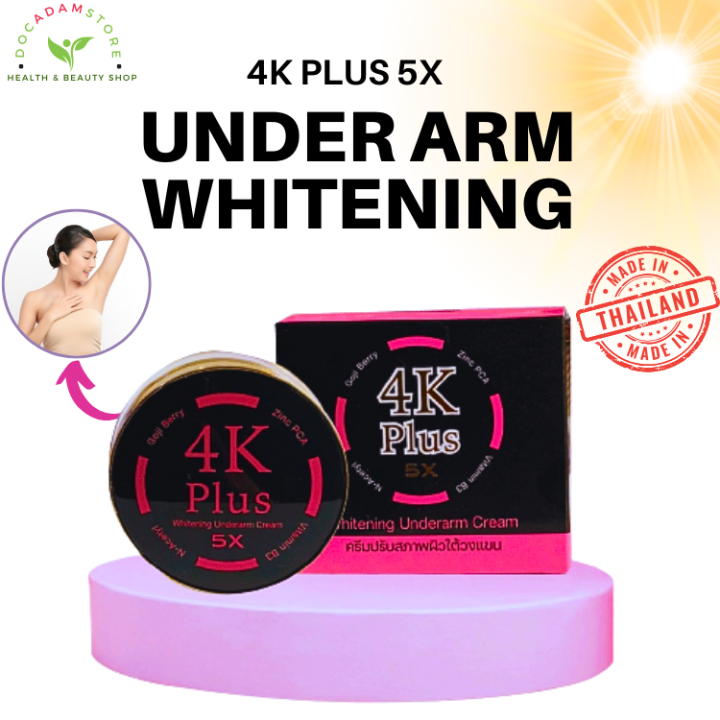 4K PLUS 5x WHITENING UNDERARM CREAM 20g IMPORTED FROM THAILAND | Lazada PH