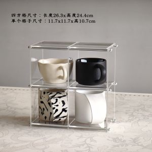 Creatively Design Household Items Living Room Storage Rack Tableware Drinking Utensils Acrylic Perfume Art Display Stand