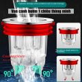 Phễu Thoát Sàn Thông Minh Ngăn Mùi Hôi Lọc Rác Tránh Tắc Cống Ngăn Côn Trùng Bò Lên chất liệu Inox và ABS cao cấp shop Cửu Long. 