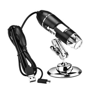 High Definition 1600X Magnification Portable Microscope With Adjustable LED For Computer And Mobile Devices