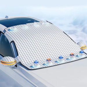 2025 สำหรับ Volvo XC60 2018 2019 2020 2021 2022 2023 ผ้าคลุมรถกันหนาวแม่เหล็กหนาพิเศษป้องกันน้ำแข็ง