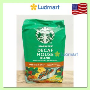 Cà phê Starbucks Decaf Ground Coffee rang xay sẵn nguyên chất 100% Arabica 340g (USA)