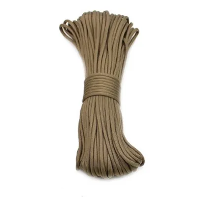 5M/20M/31M Paracord Camping Rope 4mm 550 Military Standard 9 Cores Parachute Rope Outdoor Camping Tent Clothesline Tali Khemah