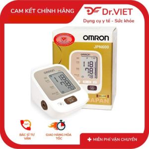 Máy đo huyết áp bắp tay điện tử Omron JPN600 – Chuẩn Nhật đo nhanh & chính xác