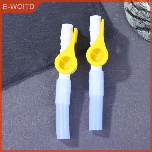 【E-WOITD】 วาล์วสายสวนวาล์วแบบสองทางเพื่อความสะดวกสบาย1 4 2 5ชิ้น-ก๊อกน้ำแบบคันโยกที่ใช้งานง่ายท่อที่เหมาะสำหรับความสะดวกสบายของท่อปัสสาวะ