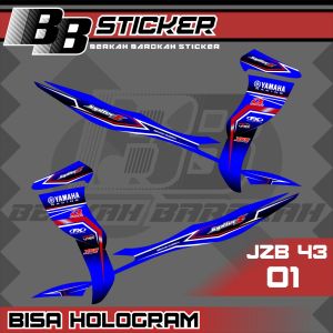 STICKER PREMIUM BISA HOLOGRAM Striping Jupiter Z Burhan Sticker Striping Jzb 43