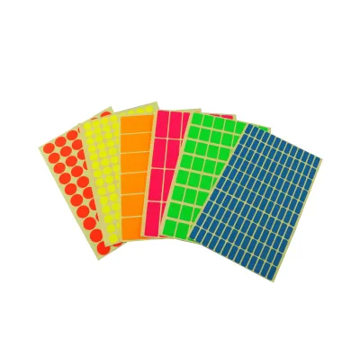 D-Best Colour Label Self Adhesive Stickers