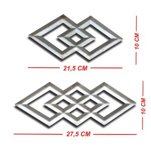 WAJIK TUMPUK 3 DAN 2 TAMPILAN 2 SISI BOLAK BALIK / WAJIK SUSUN 2 PAGAR GERBANG / WAJIK SUSUN 3 ORNAMEN PAGAR BESI
