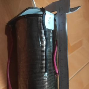 Coil inductor inverter platina Aluminium Enameled 1500W 12V & 24V (DIY) COD