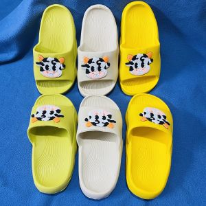 Dép bánh mì siêu nhẹ trẻ em-Dép bánh mì cao su siêu nhẹ hình bò sữa mặt to cute cho bé gái bé trai siêu mềm