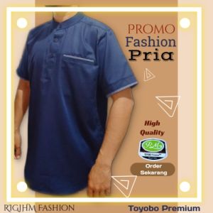 (ANAK-DEWASA) Baju Koko Kurta Couple Ayah Anak Tangan Pendek Bahan TOYOBO Adem serap keringat Baju Koko Muslim Kapelan Anak dan Ayah Terbaru