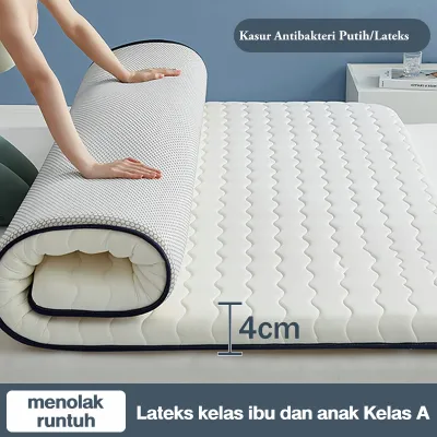 CUTEHOME Kasur Lipat Kasur Asrama Rebound Tinggi Gulungan Busa Lantai Ukuran 180/160/120/90cm
