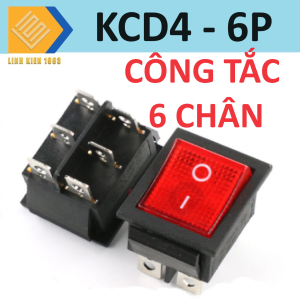 KDC4 Công tắc 6 chân ON OFF bật tắc 2 vị trí 16A