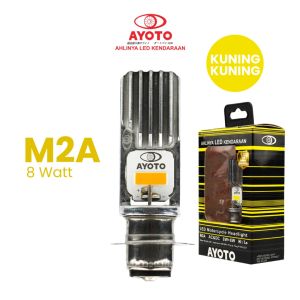 Lampu Depan Led H6 M2A M2B PNP CHipset 2Sisi ACDC Sinar Putih Brand Lokal Terbaik Bebek Matik