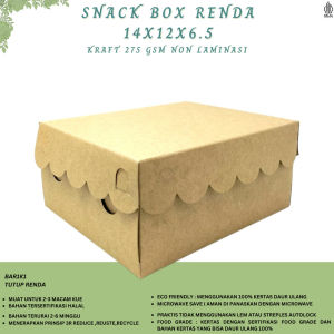 Dus Kue 12x14 Box Snack (BAR1K1-ISI 25 PCS)