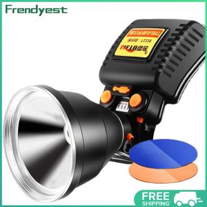 COD [Free Shipping] Headlight Rechargeable Flashlight Waterproof Head Light Super Bright for Outdoor Hiking Camping Gear