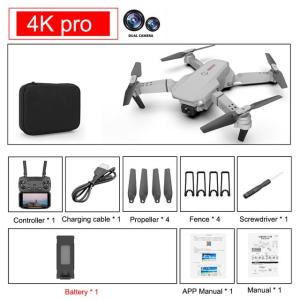 Dron E88 Pro Rc UAV 4k HD Dual WiFi Camera Wide Angle Head Rc Quadcopter GPS Return Home Foldable Mini Gps UAV Boy Toys Gift