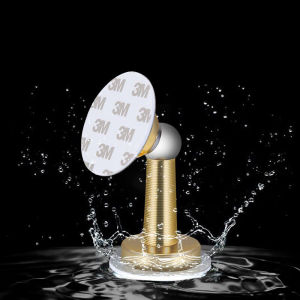 Stainless Steel Magnetic Door Stop Shock Absorbent Door Stopper Door Holder Doorstop 3M Double-Sided Adhesive Tape No Need to Dril