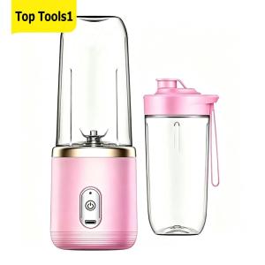 Portable Blender Bottles with Sports Cup Small Travel Juicer Cups USB Multi-Function Juice Mixer Maker For Home Kitchen Food Processor