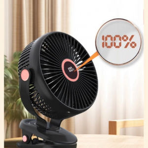 พัดลมตั้งโต๊ะ 3 ฟังก์ชัน ขนาด 10000 แอม 8 นิ้ว พร้อมส่งจากไทย
