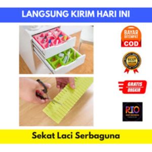 Sekat Laci Organizer Penyekat Pemisah Partisi Pembatas