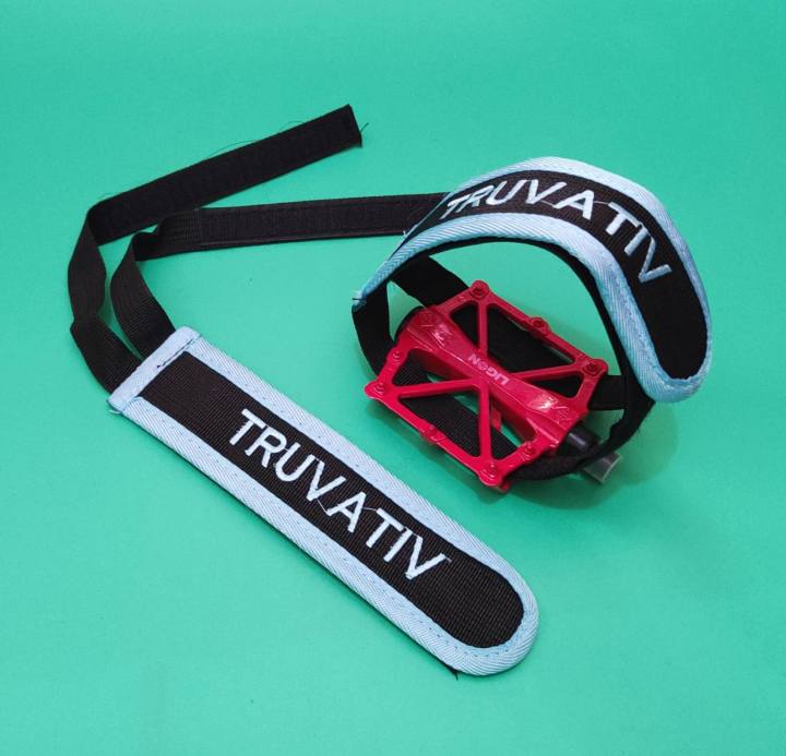 TRUVATIV Pedal Strap Pair Velcro Cloth for MTB Road Bike Universal