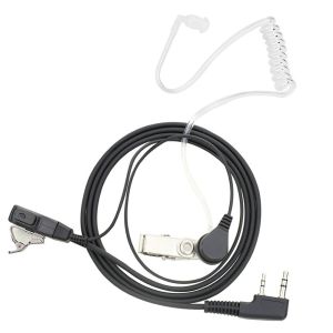 CALOCH Universal Baofeng UV-5R BF-888S CB Covert Acoustic Tube Microphone Walkie Talkie Accessories Radio Accessories Air Guidance Headset PTT MIC Headset In-ear Earpiece Air Duct Headset Radio Earphone