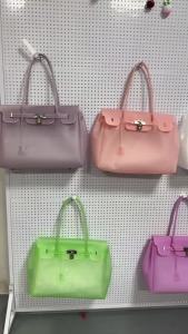 kiikii Same Style TPU Jelly bag summer new style high-end commuter tote bag Transparent large-capacity bag