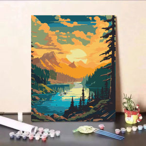 40x50 Paint By Number Painting By Numbers Kit DIY Set Alat Kerajinan Lukisan Seri R Pikachu Whale Paus