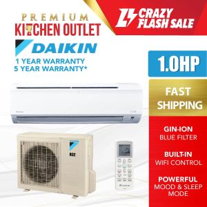 【Own Truck Delivery】Daikin 1.0HP - 3.0HP R32 Non Inverter Air Conditioner | Klang Valley Only | FTV-P Series | FTV85PB | FTV60PB | FTV50PB | FTV35PB | FTV28PB