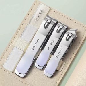 German Stainless Steel Nail Clipper Set Multi-Functional Grooming Kit with Case Set Penjaga Kuku