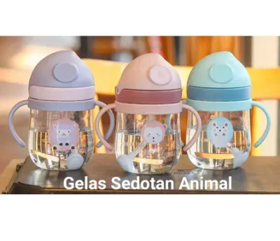 Botol Minum Bayi Gelas Anak Balita Training Cup Baby Botol Anak 250 ML 2121 DAIMURA STORE