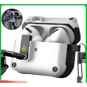 AirPods 1/2/3 AirPods Pro AirPods Pro 2 Generation Case Cover with Secure Lock ClipAutomatic Pop-up Case Full-Body Shockproof Hard Protective Cover