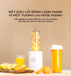 Máy xay sinh tốt mini Cuckoo CFM-D60M - 300ml/500ml - Hàng chính hãng - Designed by Cuckoo in Korea