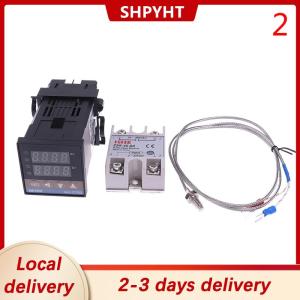 [COD] SHPYHT Local delivery Ship within 24 hours 100-240VAC PID REX-C100 Temperature Controller SSR-40A Thermocouple