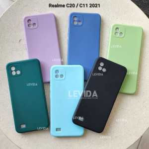 Case for Realme C20 Realme C11 2021 Realme C15 Realme C12 Macaron Square / Case Square Realme C20 Realme C11 2021 Realme C15 Realme C12