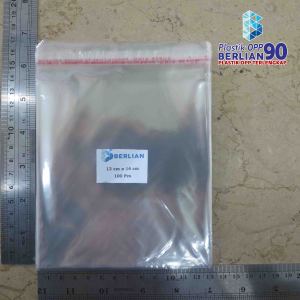 PLASTIK OPP 13x14 CM 20 MICRON 5 Pack