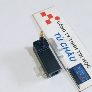 Đầu đổi âm thanh Optical đầu 3.5 ly Mini Toslink ra Toslink (Gốc vuông)