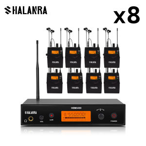 SHALANRA HEM6400 Professional In-Ear Monitor System with Bodypack Receiver and IEM Earphone Suitable for LIVE SHOW