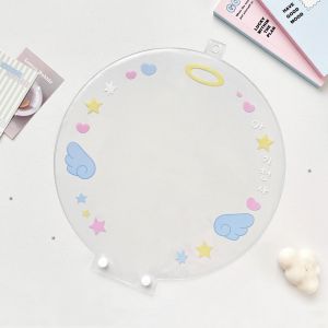 INNEED Clear Picket Fan Cover PVC Dustproof Uchiwa Fan Sleeve  Portable Hand Fan Protector Cover Idol Concert Fans