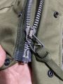 Áo M65 Field jacket  khóa nhôm màu xanh oliver OG 107. 