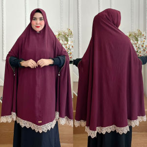 BISA COD Hijab Instan Syari Jumbo Pet Antem Kode RENDATING Bahan Kringkel Premium By Ory AjeZas Coll