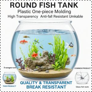 Aquarium not Bad Crystal Clear Eco Fish Tank Cut-proof Durable Highly Translucent and Drop-proof