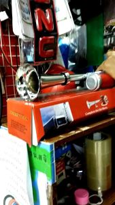 แตรลมไฟฟ้าแบบไม่ต้องง้อถังลม 12v.ดังจัด สายบรรทุกต้องมี ติดตั้งง่ายจ้า