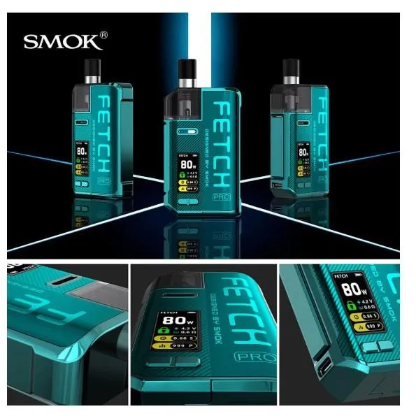SMOK Fetch Pro Kit 80W With 4.3ml POD Vape RPM Coil Box Mod by 18650  Battery | Lazada
