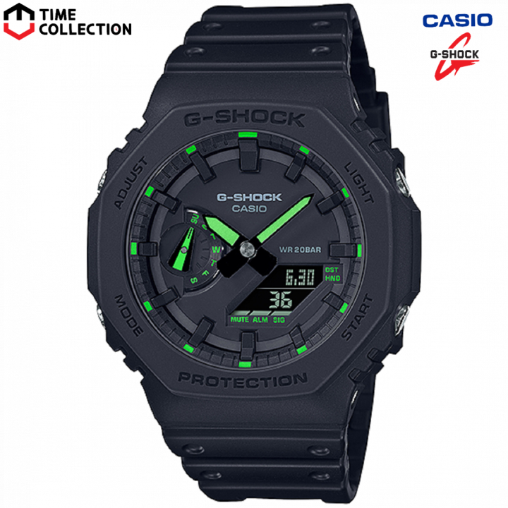 Casio G shock GA 2100 1A3 Digital Analog Leather Strap Watch For Men Lazada PH