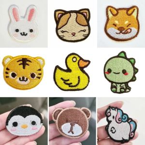 Patch Cartoon Dino Pinguin & Teddy Bear Duck Unicorn Tiger