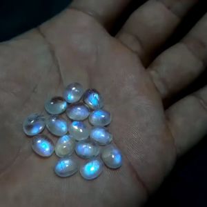 Batu Akik Asli Biduri Bulan Original Top Berklep Biru Super Mewah
